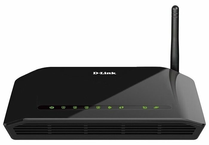 Wi-Fi роутер D-link DSL-2640U/RB/U2, черный