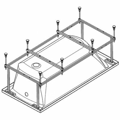 Монтажный комплект к ванне Santek монако 150х70 арт. 1WH112424