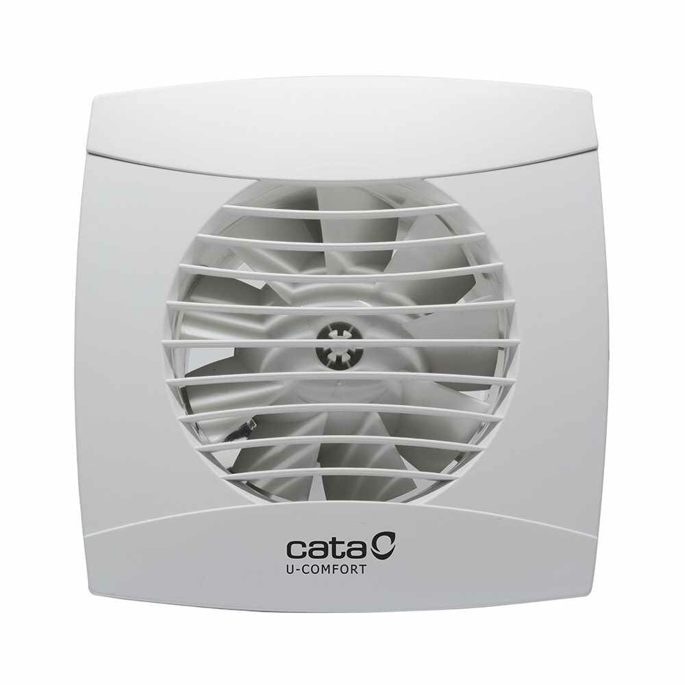 Вентилятор малошумный CATA UC-10 T с таймером белый
