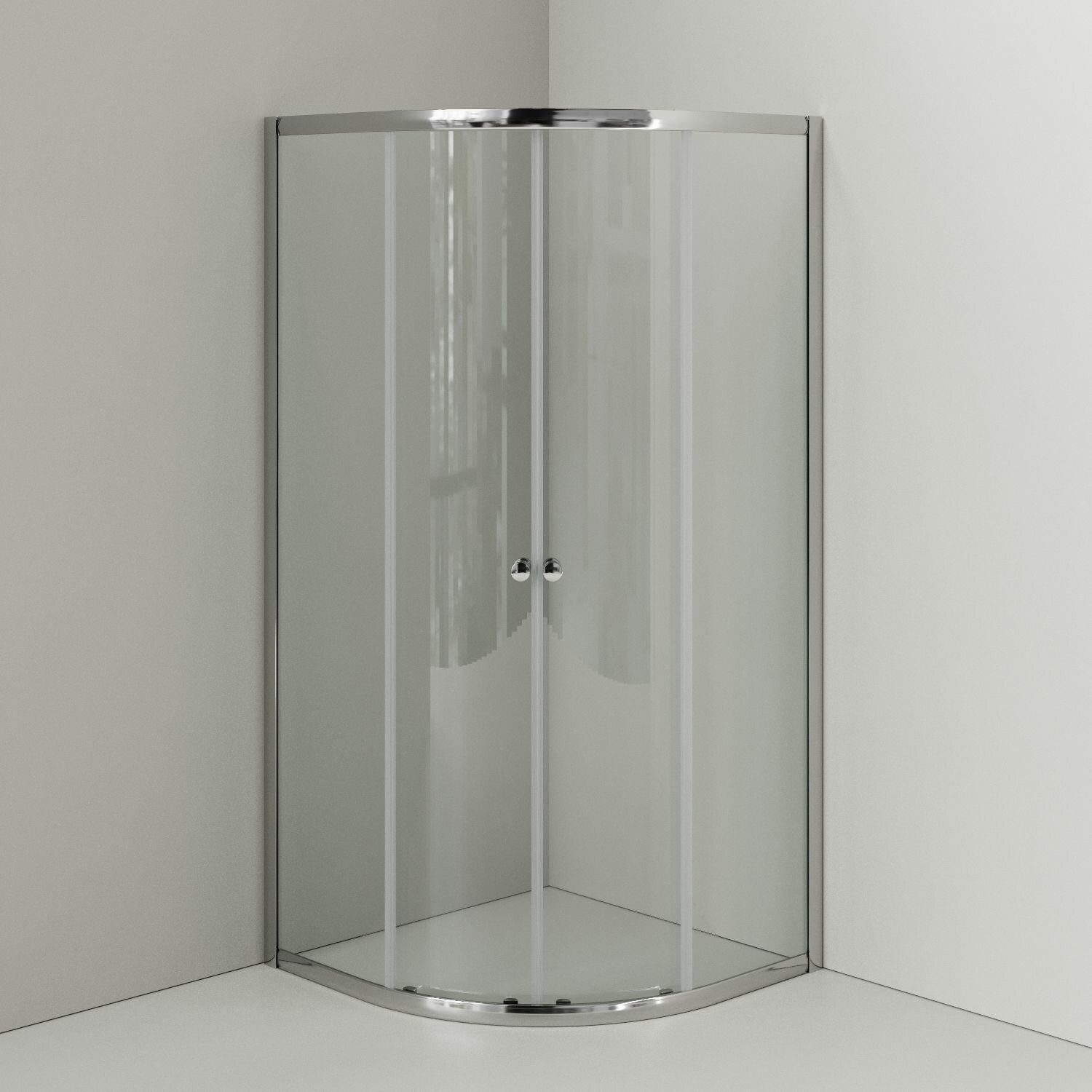 фото Душевой уголок Agger без поддона 90х90, стекло прозрачное