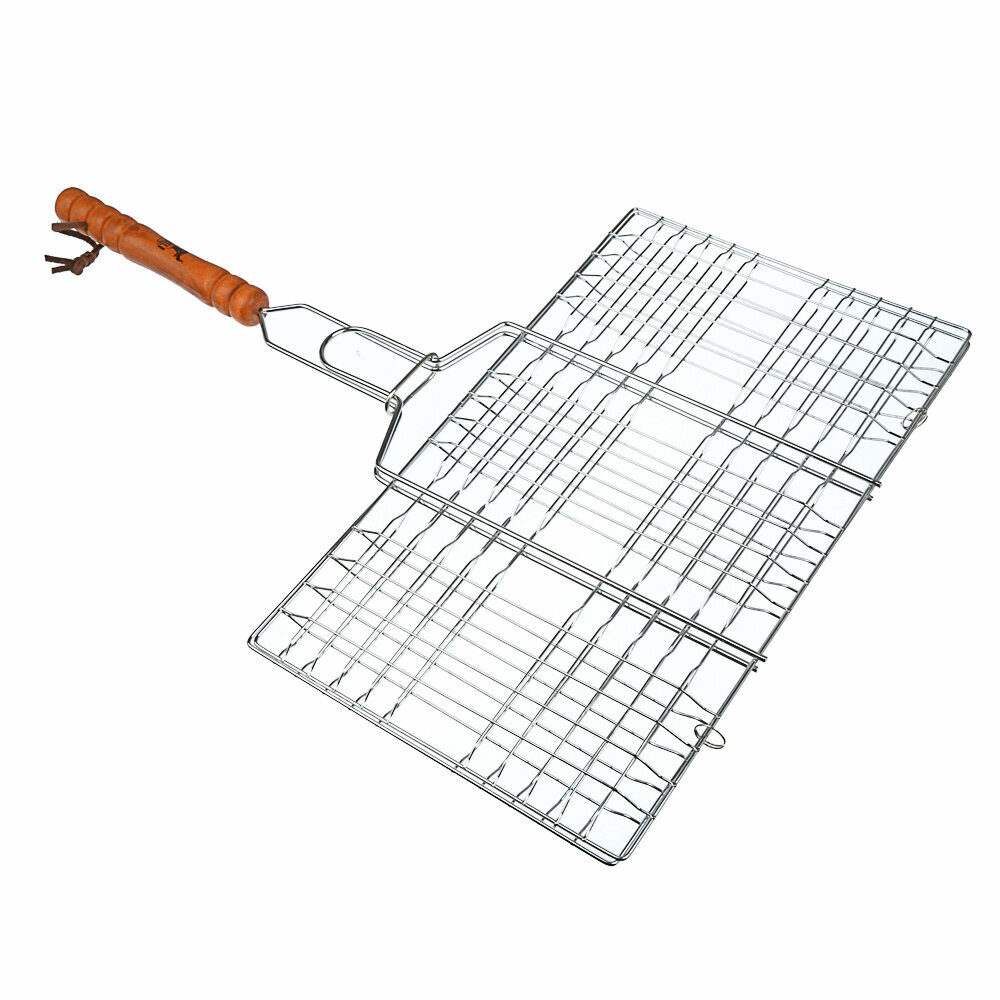 GRILLBOOM Решётка-гриль хром., 47х(34x20)см - фотография № 1