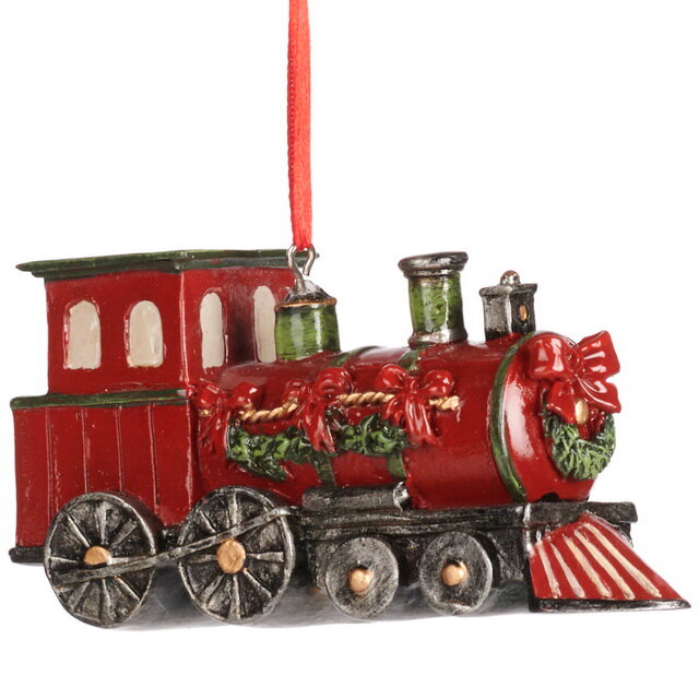 Goodwill Елочная игрушка Поезд графа Серфатти - Route de Palerme 11 см подвеска D 46060