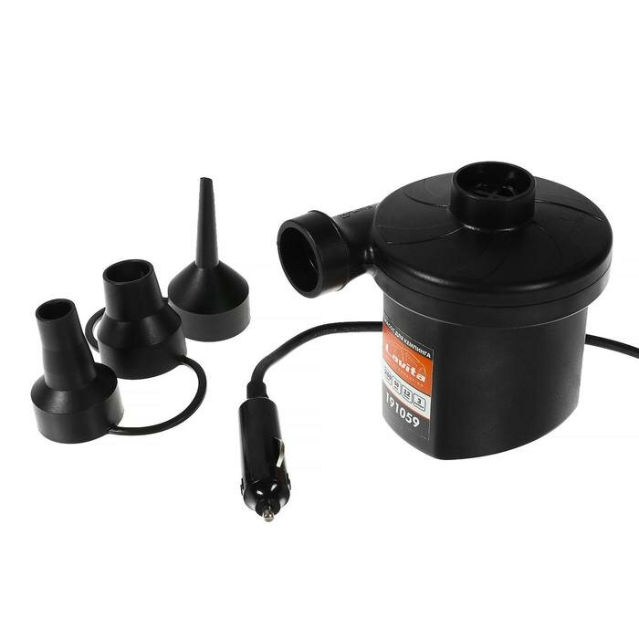 фото Насос электрический 12 В Lavita, от прикуривателя, 3 насадки