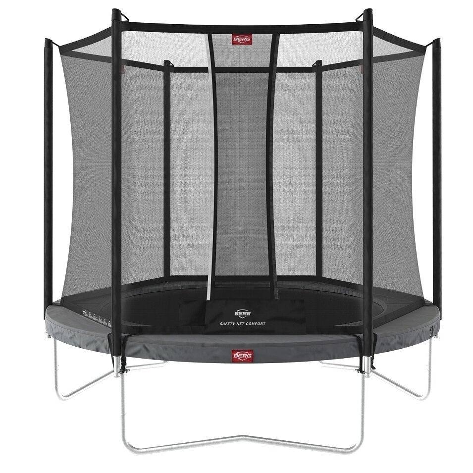 Батут Berg Favorit Regular с внутренней сеткой Safety Net Comfort 11 футов - 330 см (grey)
