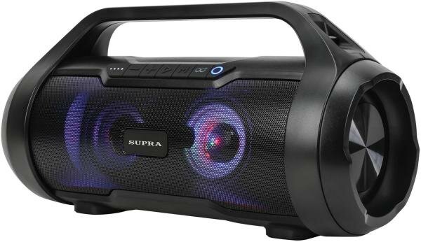 Аудиомагнитола Supra BTS-680 черный 50Вт/MP3/FM(dig)/USB/BT/microSD