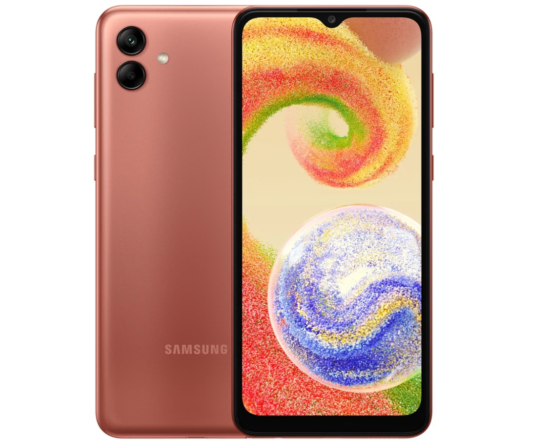 Мобильный телефон Samsung Galaxy A04 3/32GB Copper/Медный (SM-A045FZCD)