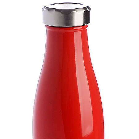 77010-4 Термобутылка 500мл. Soft красная (х20) () - фотография № 3