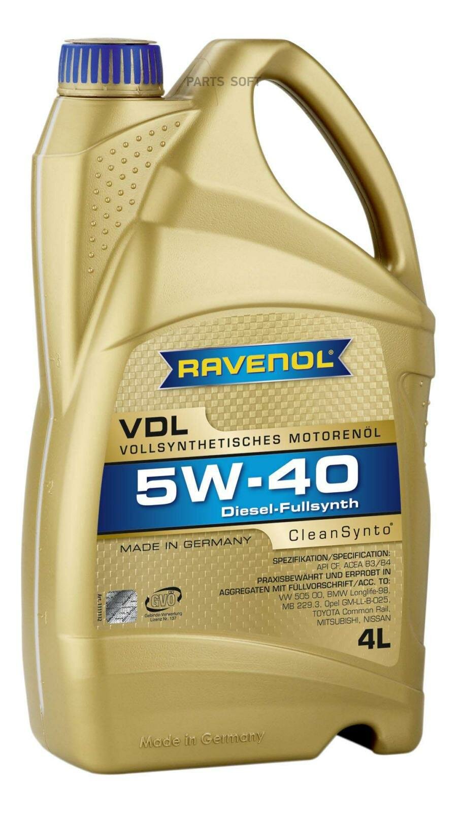 RAVENOL 1111132-004-01-999 Моторное масло