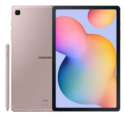 Планшет Samsung Galaxy Tab S6 Lite 10.4 SM-P610 (2020) 4 ГБ/64 ГБ, Wi-Fi, со стилусом розовый