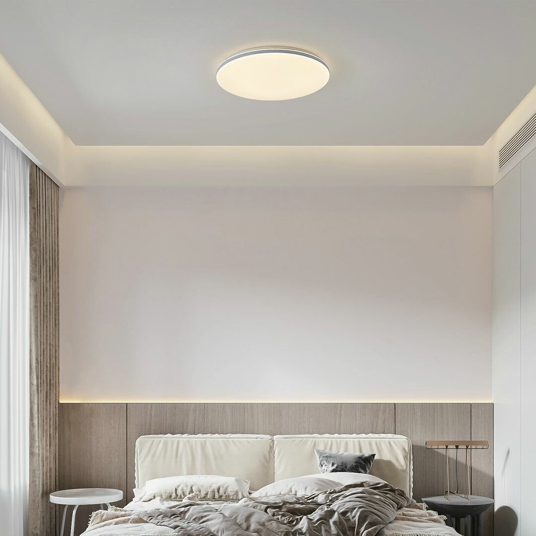 Умный потолочный светильник Xiaomi HuiZuo Bon Temps Series Intelligent Ceiling Lamp Round 36W Elephant Tooth 500mm White (IX222-A50B) - фотография № 2