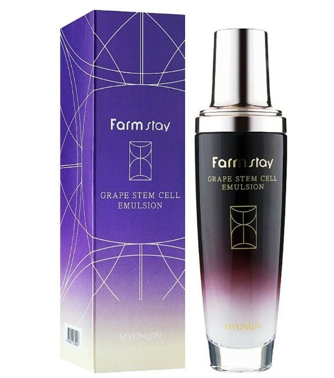 Эмульсия с фитостволовыми клетками винограда FarmStay Grape Stem Cell Emulsion, 130мл - фото №1