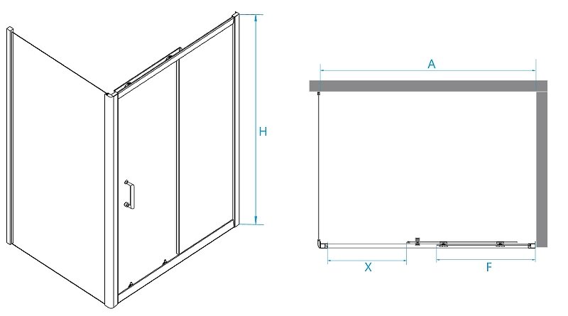 Душевой уголок RGW Passage PA-74B 100x80 410874108-14 профиль Черный стекло прозрачное - фотография № 4