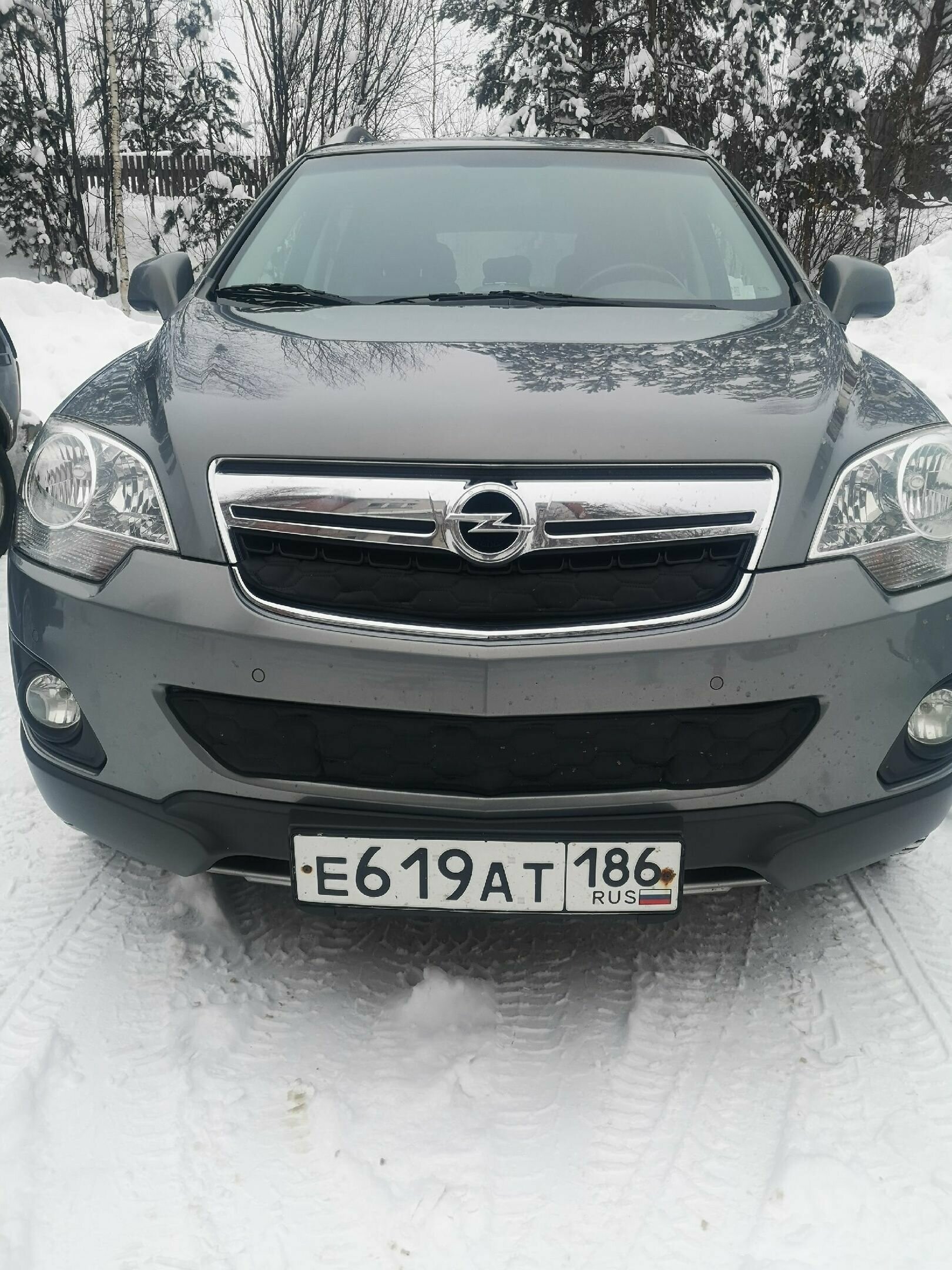 Утеплитель радиатора для Opel Antara 2010 2017 I Рестайлинг Комплект Дизайн Соты