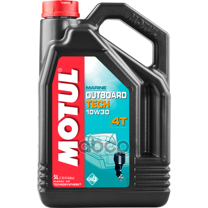 Масло Моторное Motul Outboard Tech 4T 10W-30 5Л. MOTUL арт. 106447