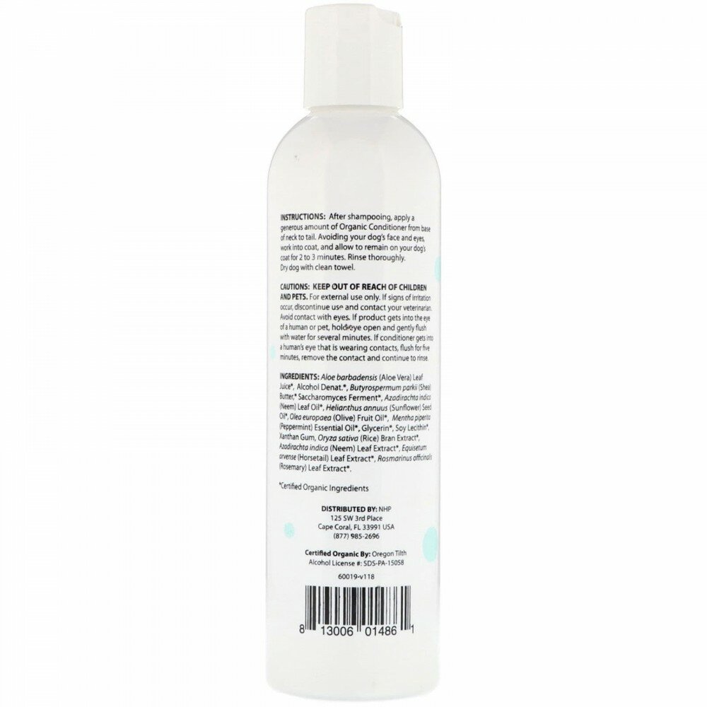 Dr. Mercola, Healthy Pets, Organic Peppermint Conditioner for Dogs, 8 fl oz (237 ml) - фотография № 2