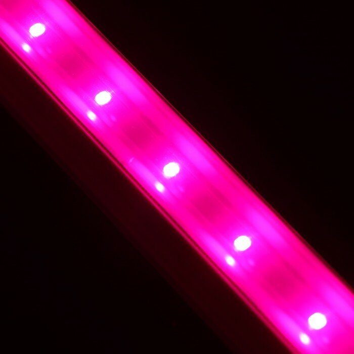Фитосветильник светодиодный, 18 Вт, 1170 мм, IP22, сине-красный спектр, фиолетовый, FITO-18W-T5-Ra90, «ЭРА» - фотография № 8