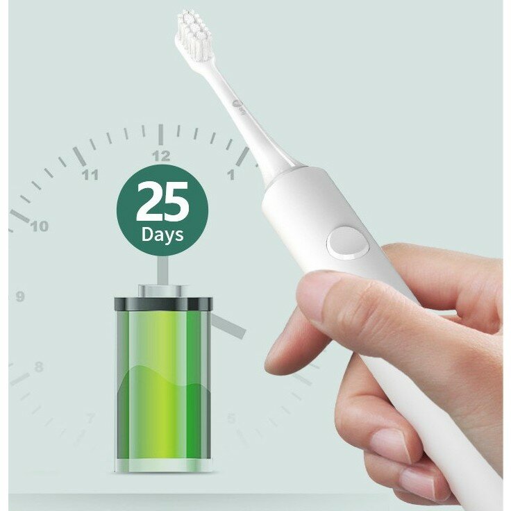 Электрическая зубная щетка inFly Electric Toothbrush T03S (с футляром) (Black) RU - фотография № 3