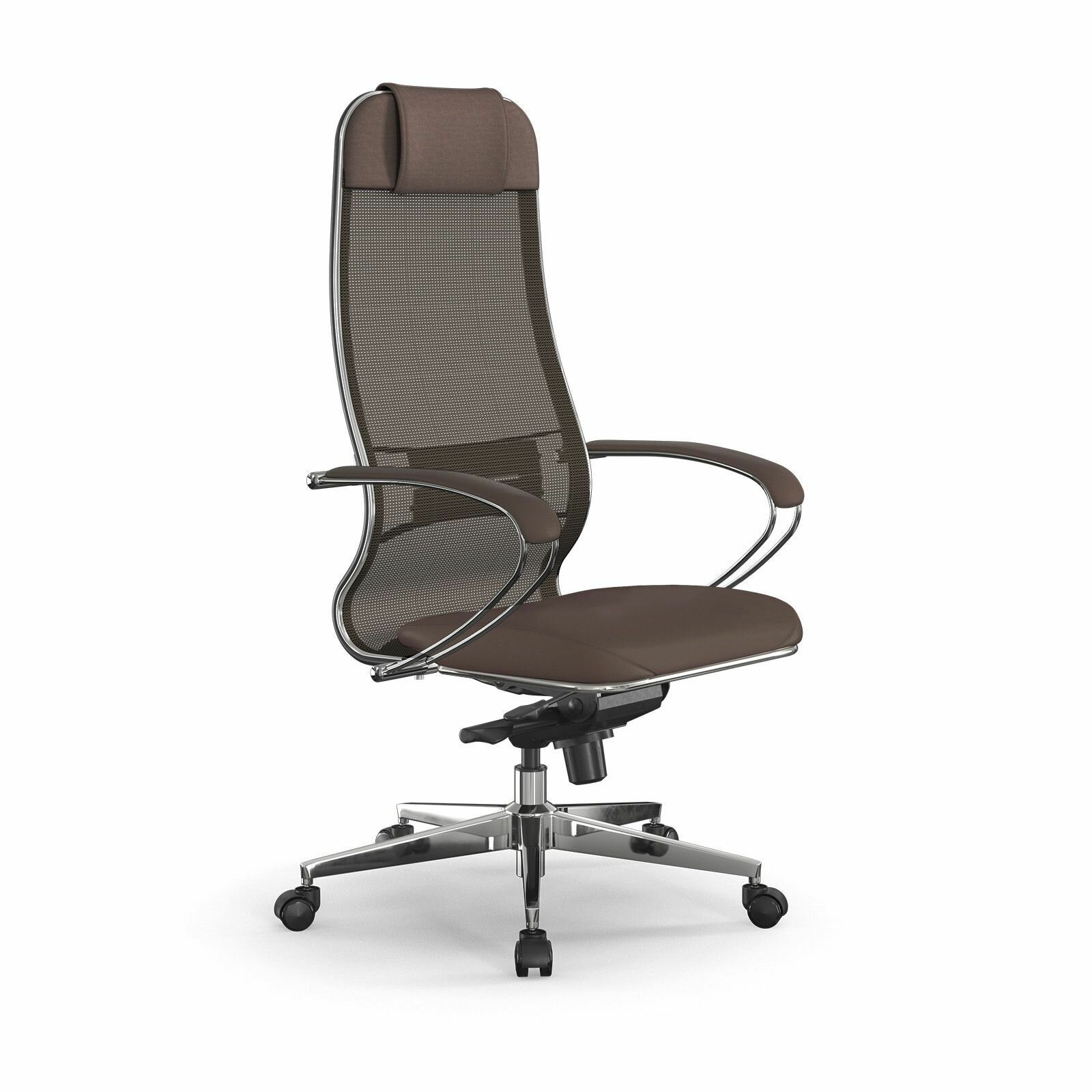 Компьютерное офисное кресло Metta Samurai Comfort S Infinity Easy Clean Светло-коричневое