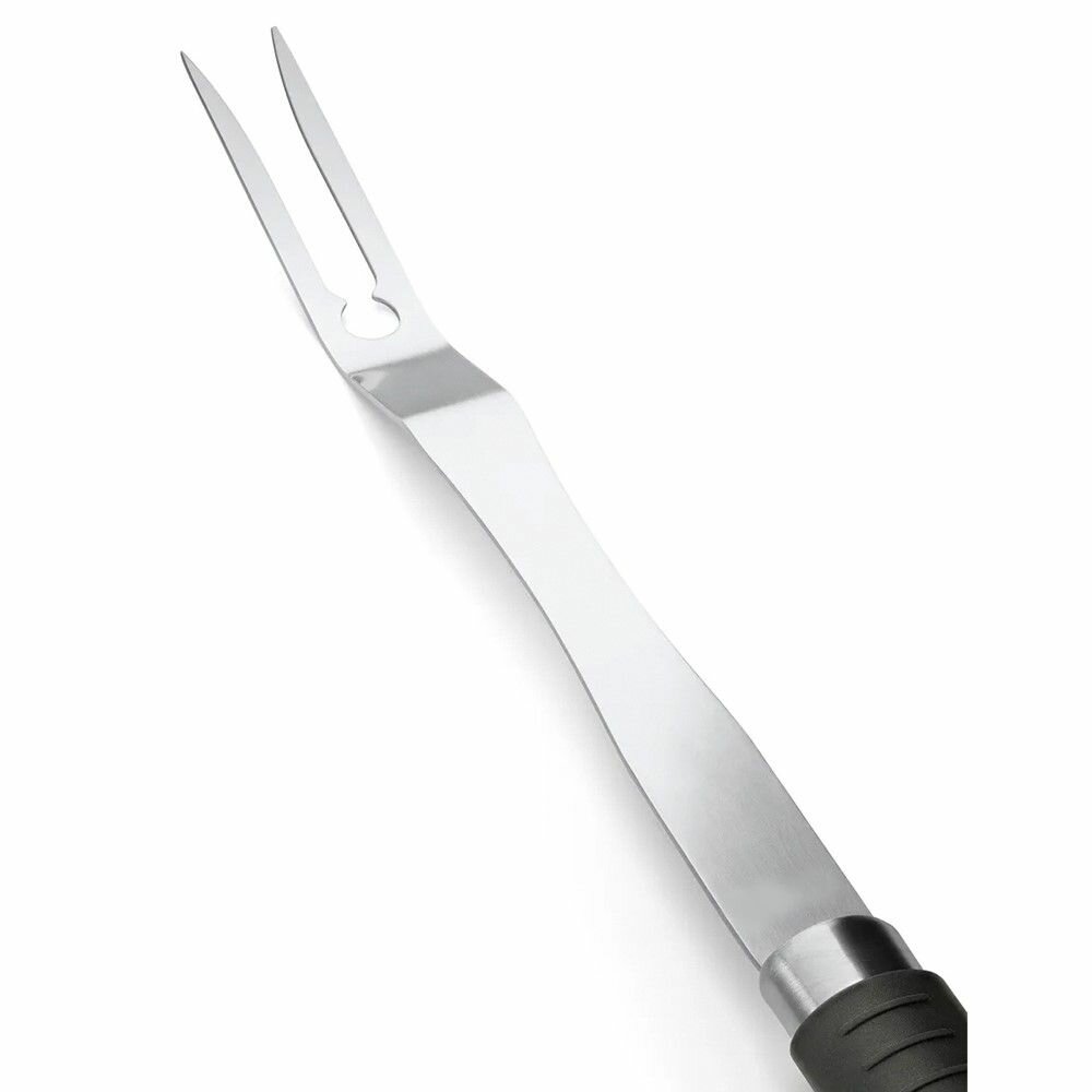 Вилка для барбекю 49 см с прорезиненной ручкой - фотография № 2