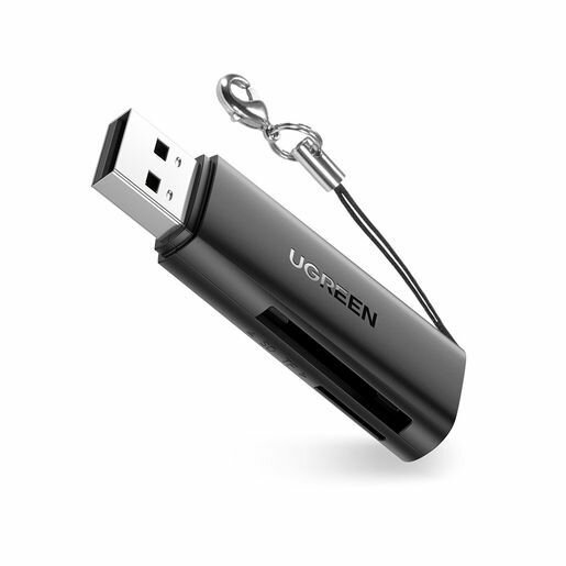 Кардридер UGREEN CM264 (60722) USB3.0 Multifunction Card Reader. Цвет: черный