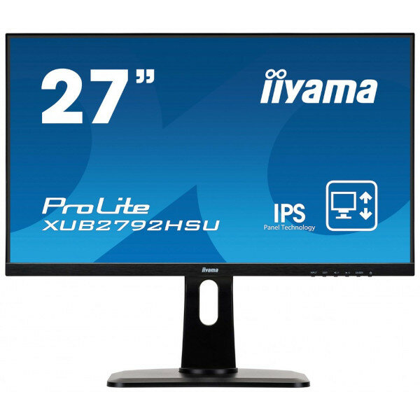 Монитор Iiyama 27 1920x1080 16:9 IPS LED D-sub HDMI DisplayPort USB XUB2792HSU-B1 Черный