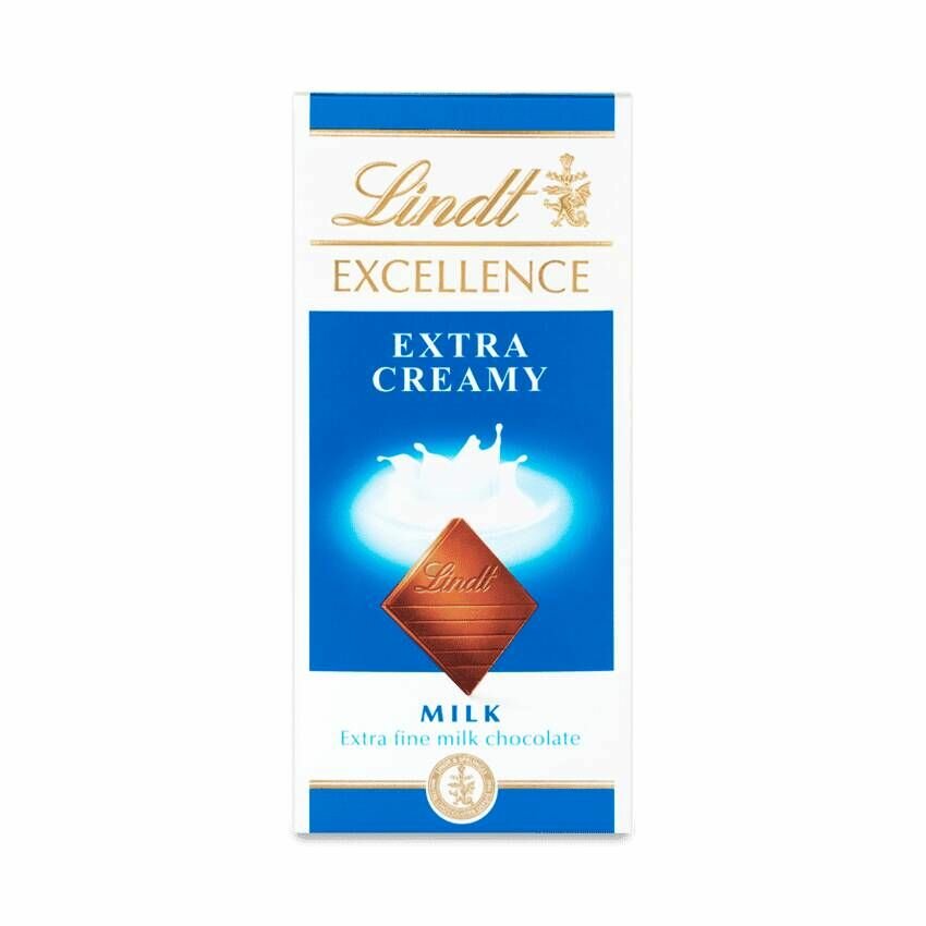 Шоколад Lindt Excellence Milk Extra Creamy Молочный 2шт х 100 гр (Франция) - фотография № 2