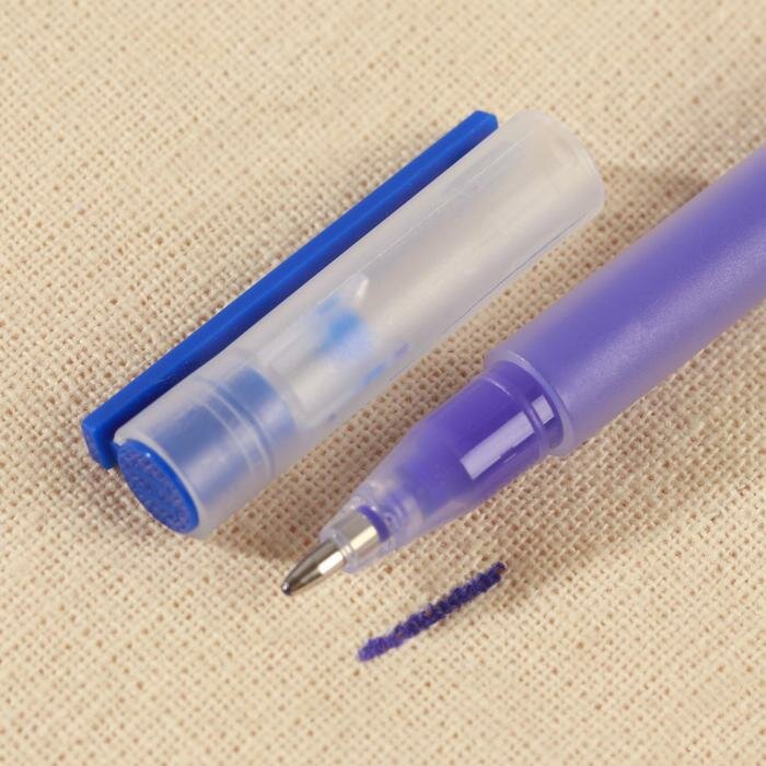 Ручка для ткани термоисчезающая цвет синий (5 )