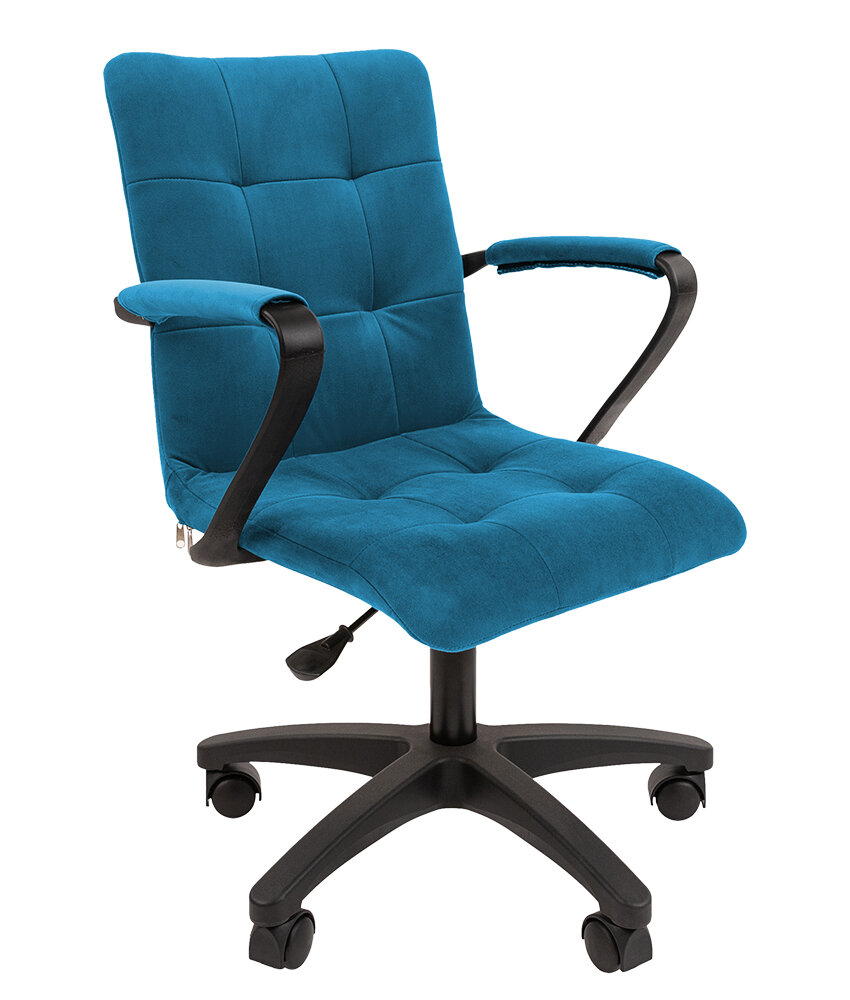 Кресло офисное Chairman 030 Россия ткань Т-75 пластик turquoise