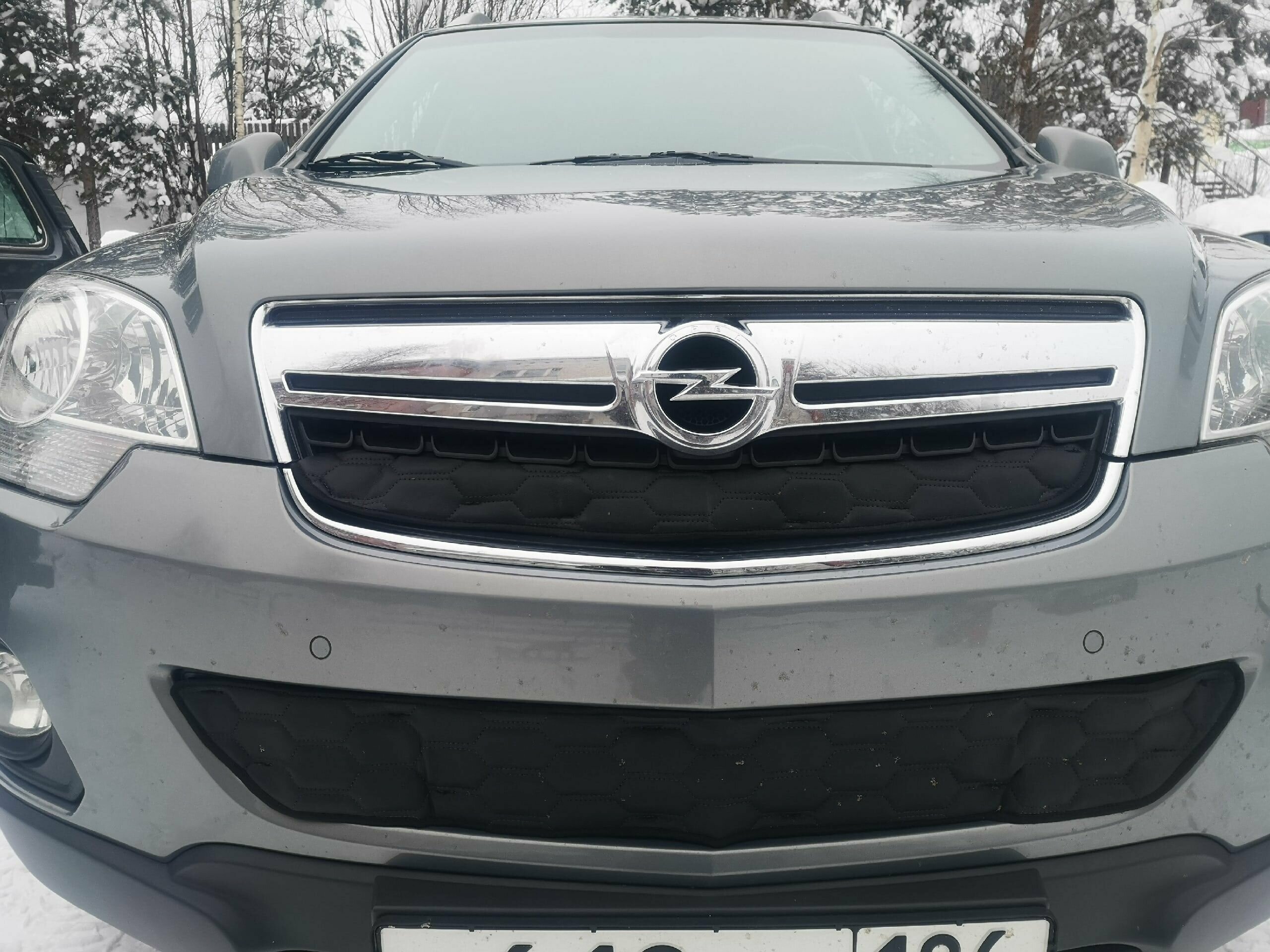 Утеплитель радиатора для Opel Antara 2010 2017 I Рестайлинг Комплект Дизайн Соты