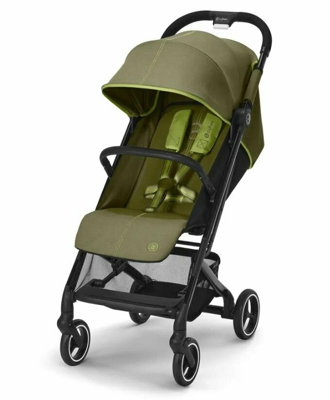 Cybex Beezy Прогулочная коляска с рождения, Nature Green, новая модель 2022