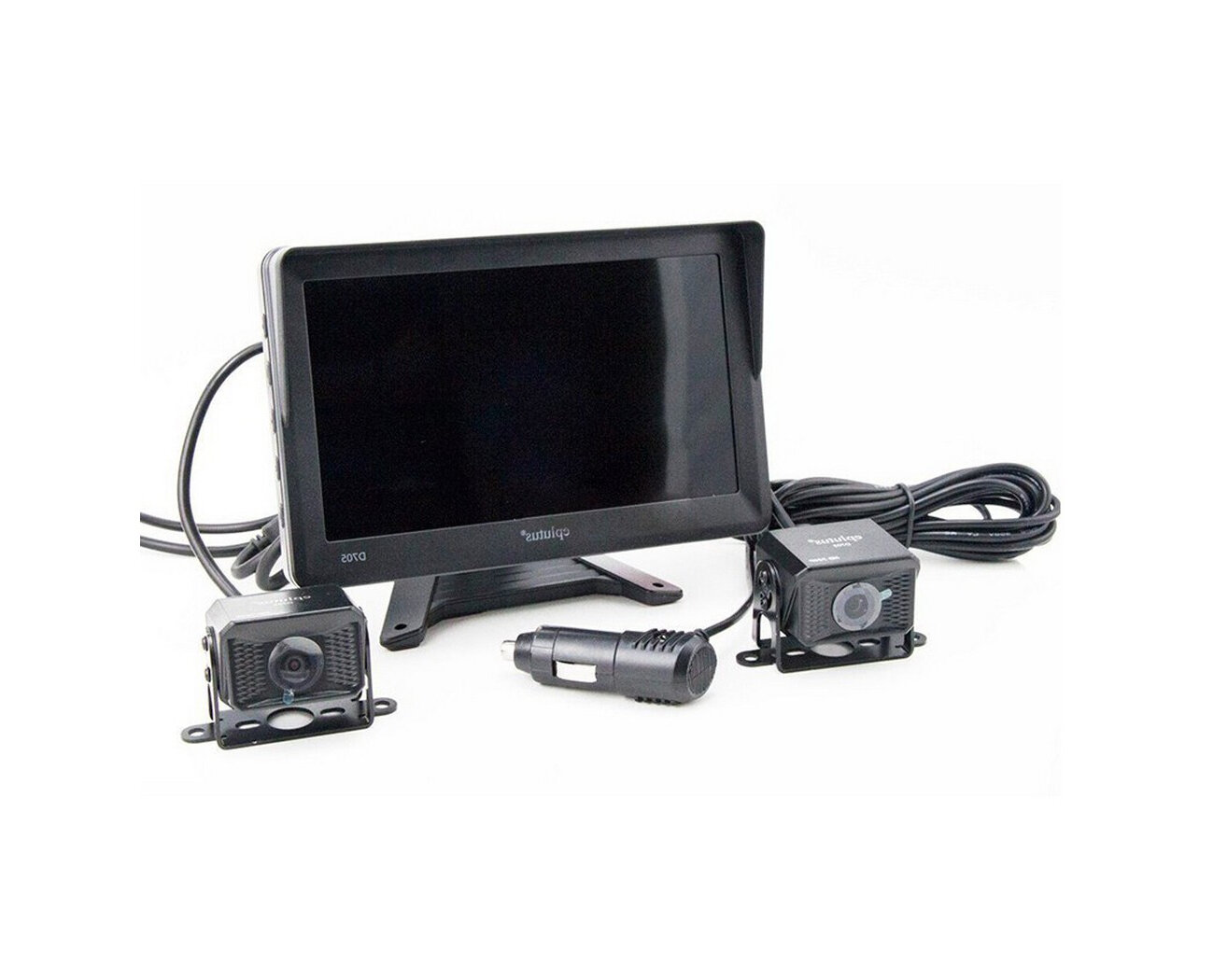 Eplutus Д705 (Rec) (U59220VA) - видеорегистратор c записью на SD карту до 128 с двумя AHD камерами заднего вида. Угол обзора 140 град