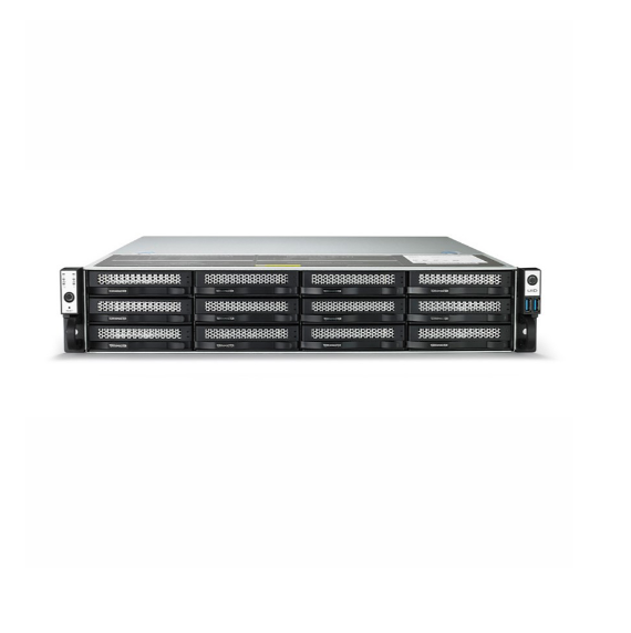 Система хранения данных TerraMaster Rack 2U NAS QC2,0 (2,9)GhzCPU/4Gb(32)