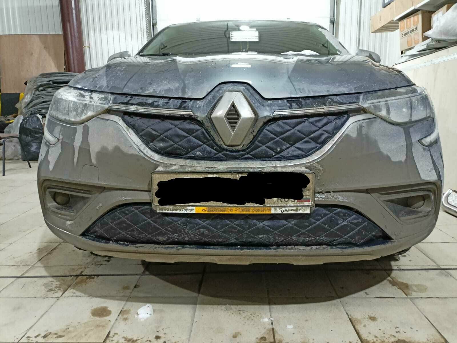 Утеплитель радиатора Premium товар для Renault Arkana 2019-2024 Комплект верх/низ