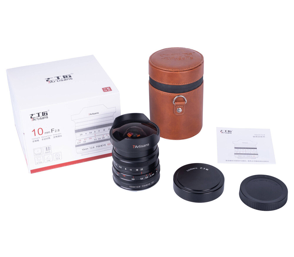 Объектив 7artisans 10mm f/28 Fisheye Leica L