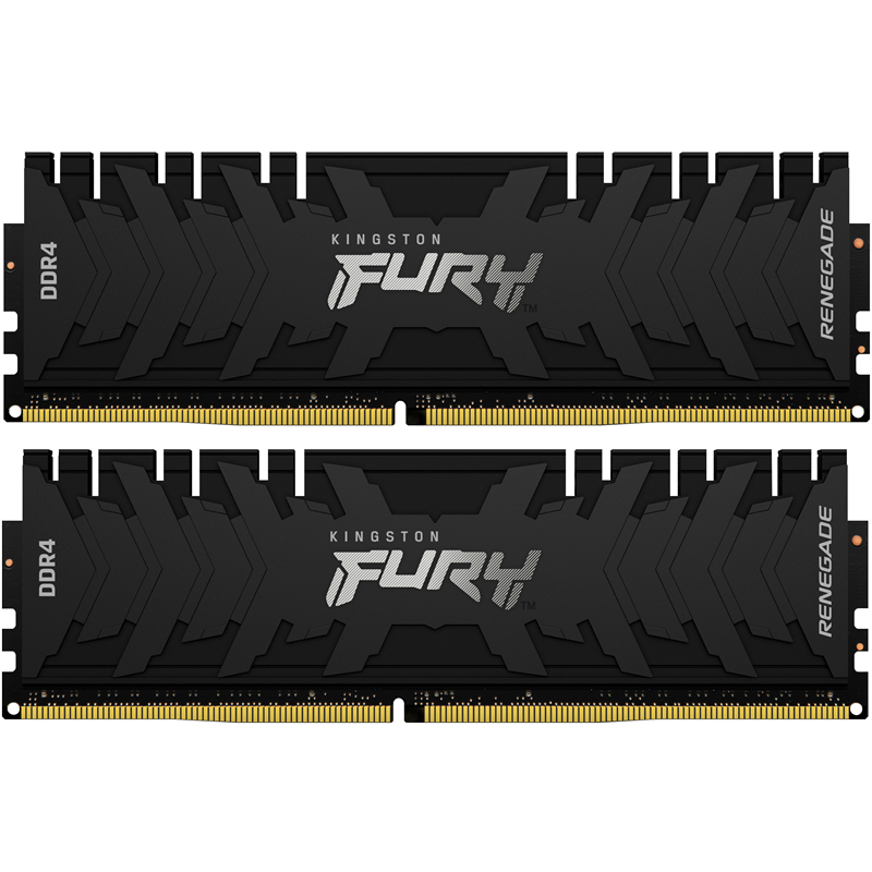 Память оперативная/ Kingston 16GB4600MHz DDR4 CL19DIMM (Kit of 2)FURYRenegadeBlack