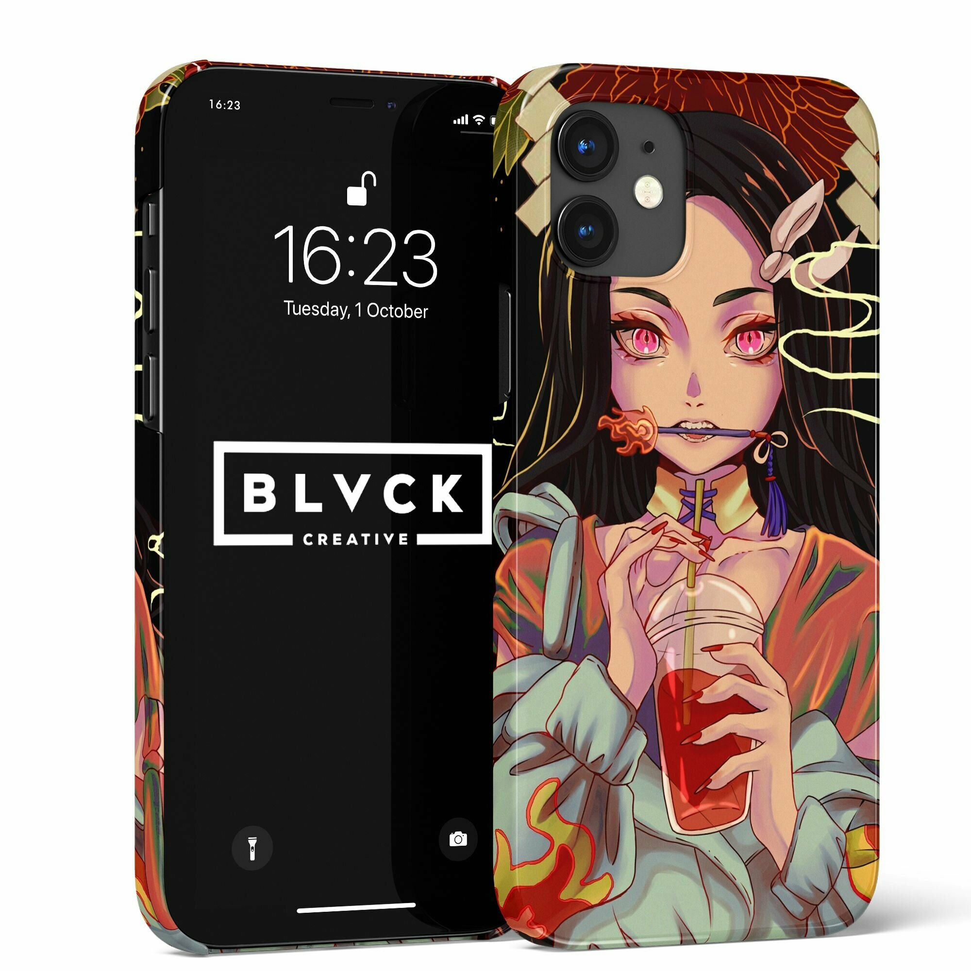 Чехол для IPhone XR с рисунком "Kimetsu no Yaiba" / Клинок рассекающий демонов