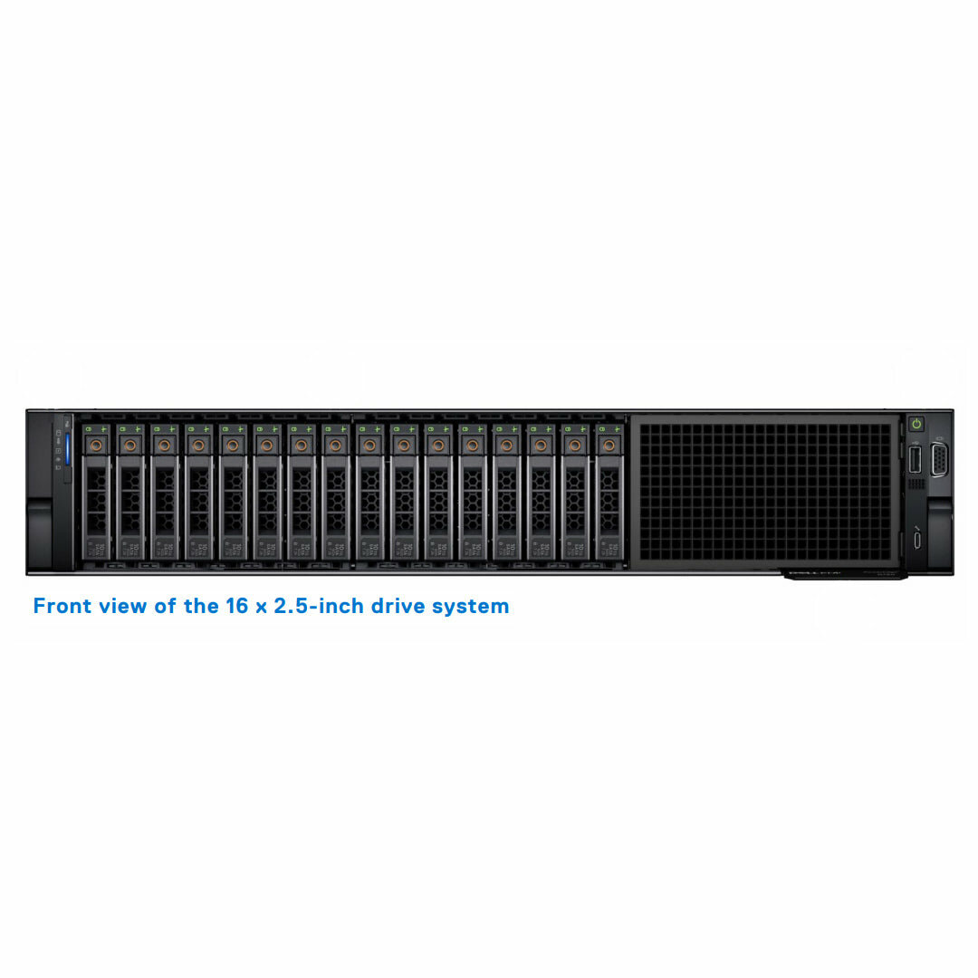 Сервер DELL PowerEdge R7525 / 2U /16*2.5/ 2*AMD EPYC 7252 (3.0Ghz 8 cores )/2*16G/600G SAS 2.5 10K HS/H745 /2*1GE/iDRAC9 Ent/1х800W