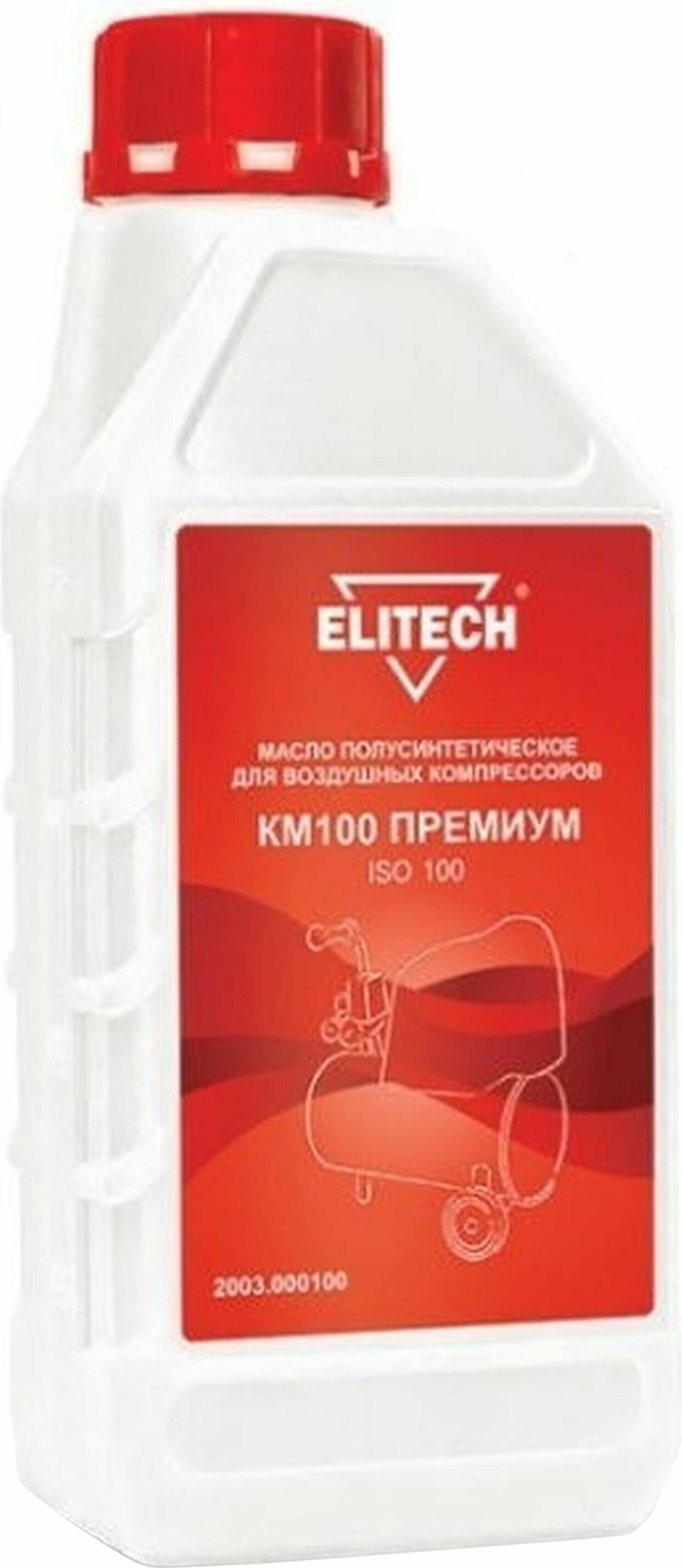 Elitech Масло компрессорное 1 л. Elitech КМ 100 2003.000100