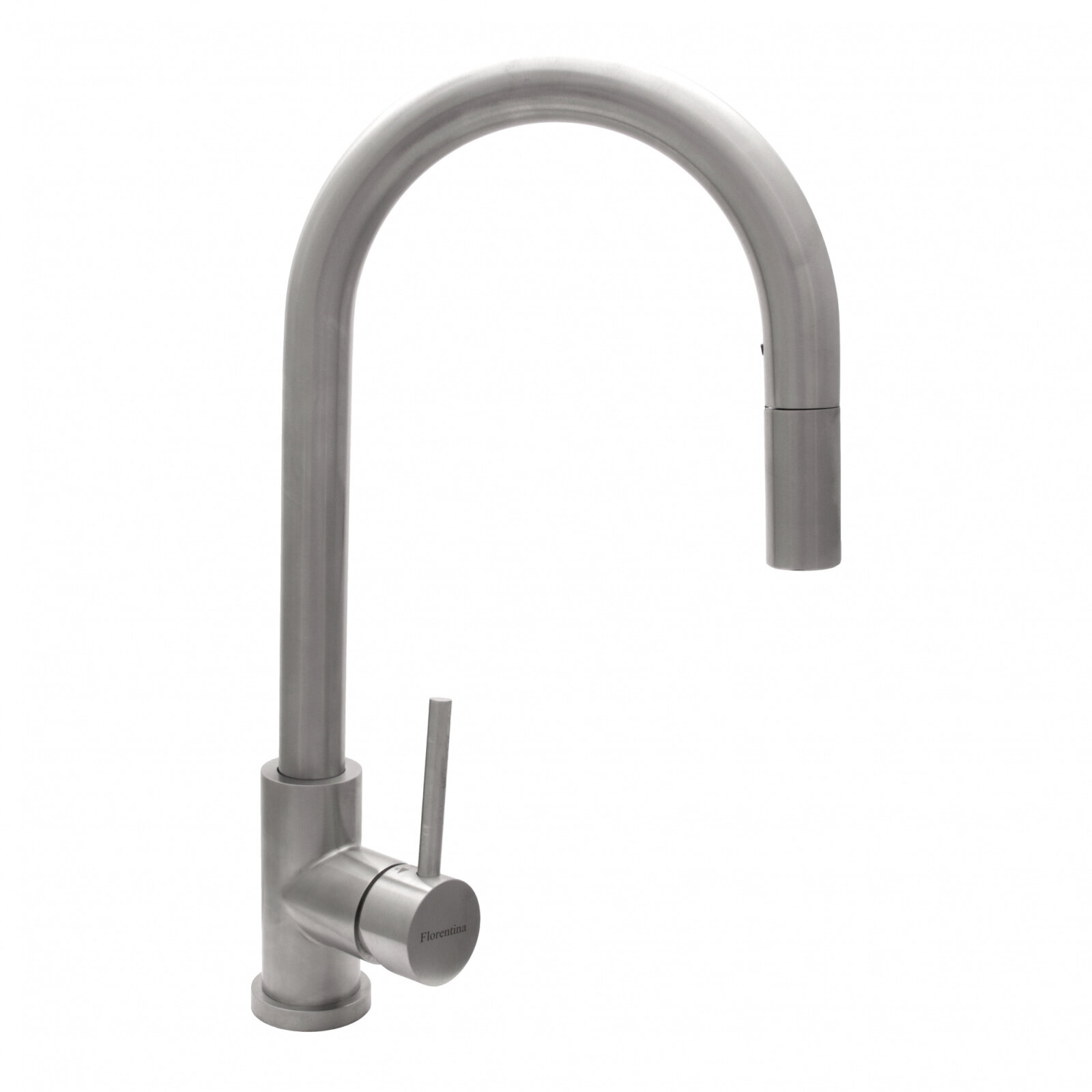 Смеситель Флорентина для кухни Вита SS Нержавеющая сталь (313.04H.1213.900)