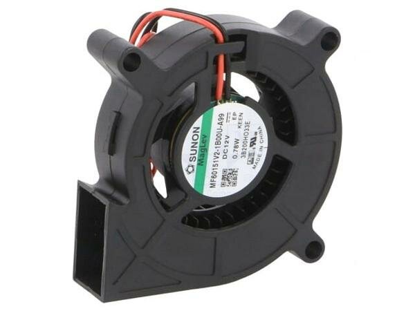 Вентилятор SUNON MF60151V2-A99-B Вентилятор: DC blower 12ВDC 60x60x15мм 868м3/ч 29дБА Vapo 1шт