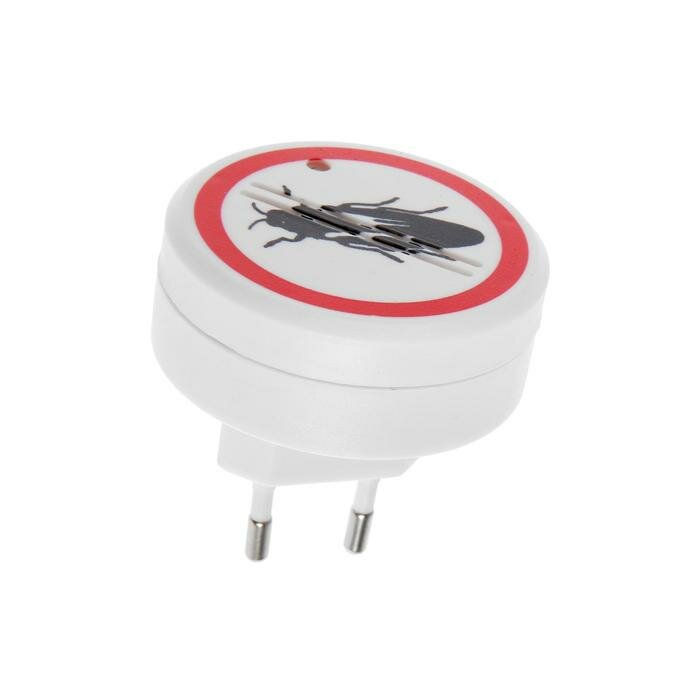 фото Отпугиватель тараканов Luazon LRI-18, ультразвуковой, 30 м2, 220 В, белый