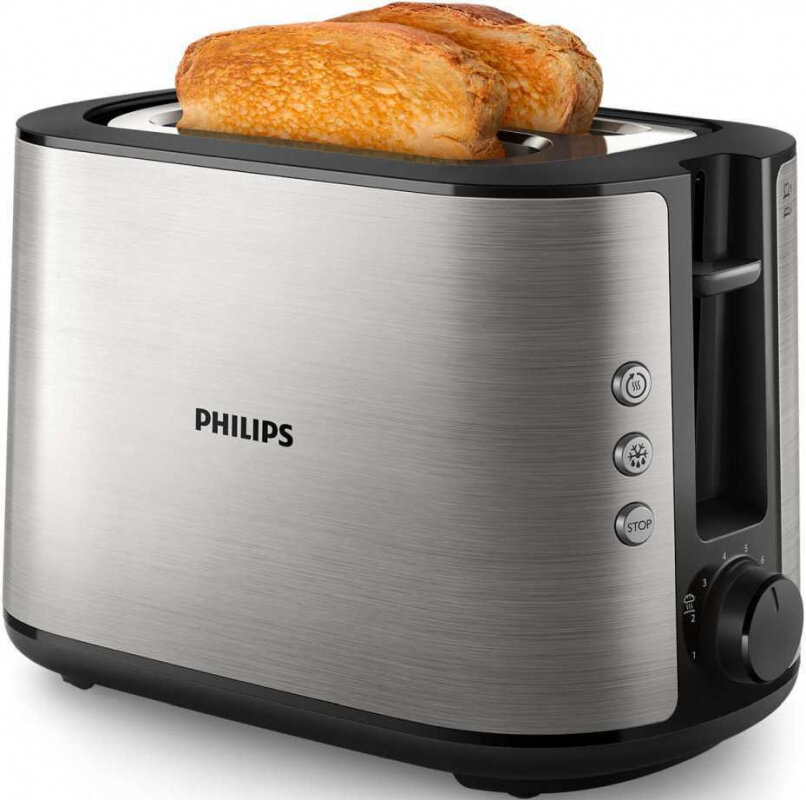 Тостер Philips HD2650 950Вт серебристый