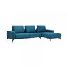 Угловой диван правый с беспроводной зарядкой Xiaomi 8H Alita Fashion Modular Sofa Right Chaise Tranquil Blue (B3C) - изображение