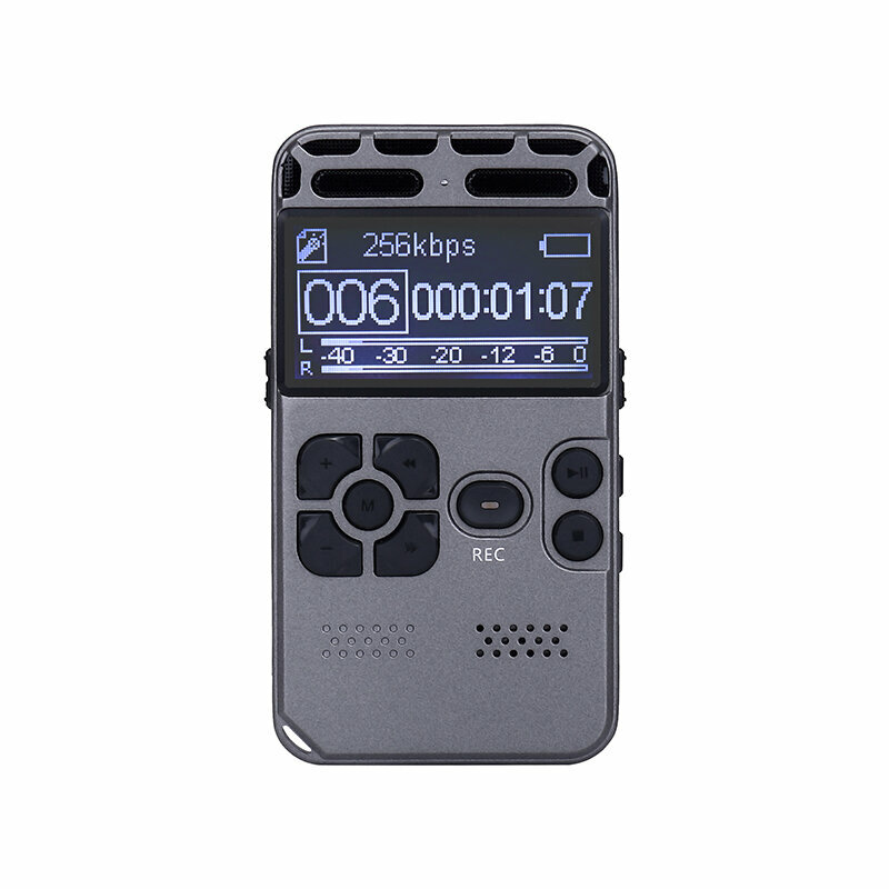 Профессиональный цифровой диктофон RW097 с дисплеем+8ГБ памяти/MP3-плеер/диктофон с встроенным датчиком звука