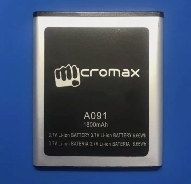 Аккумуляторная батарея MyPads 1800mAh на телефон Micromax A091 Canvas Engage 4.0