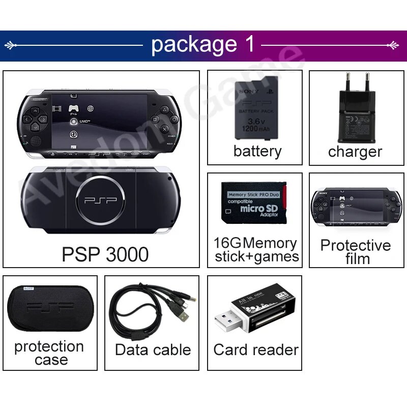 Портативная игровая консоль Sony PSP 3000