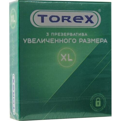 Презервативы Torex XL увеличенного размера 3 шт