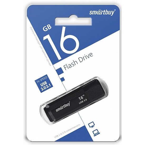 USB флешка Smartbuy 16Gb Dock black USB 3.0