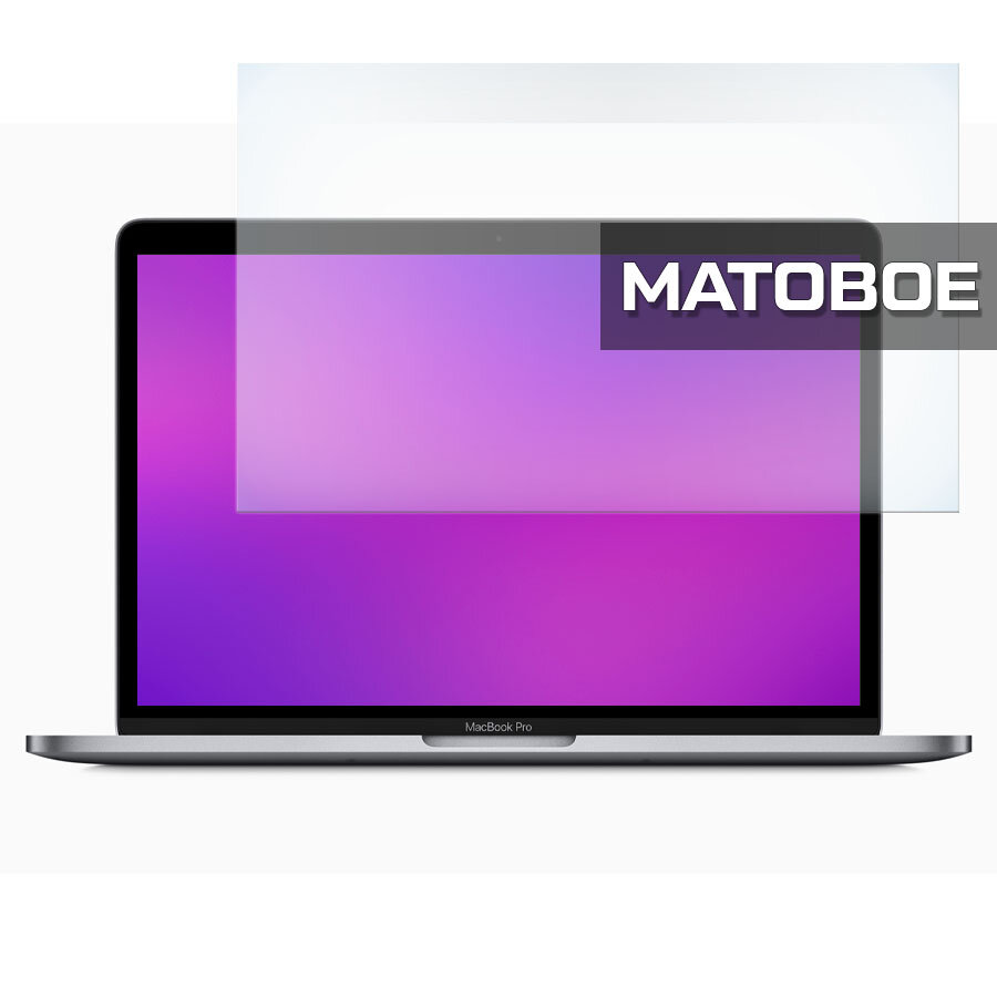 Стекло защитное гибридное Krutoff для Apple Macbook Pro 15 (2018)