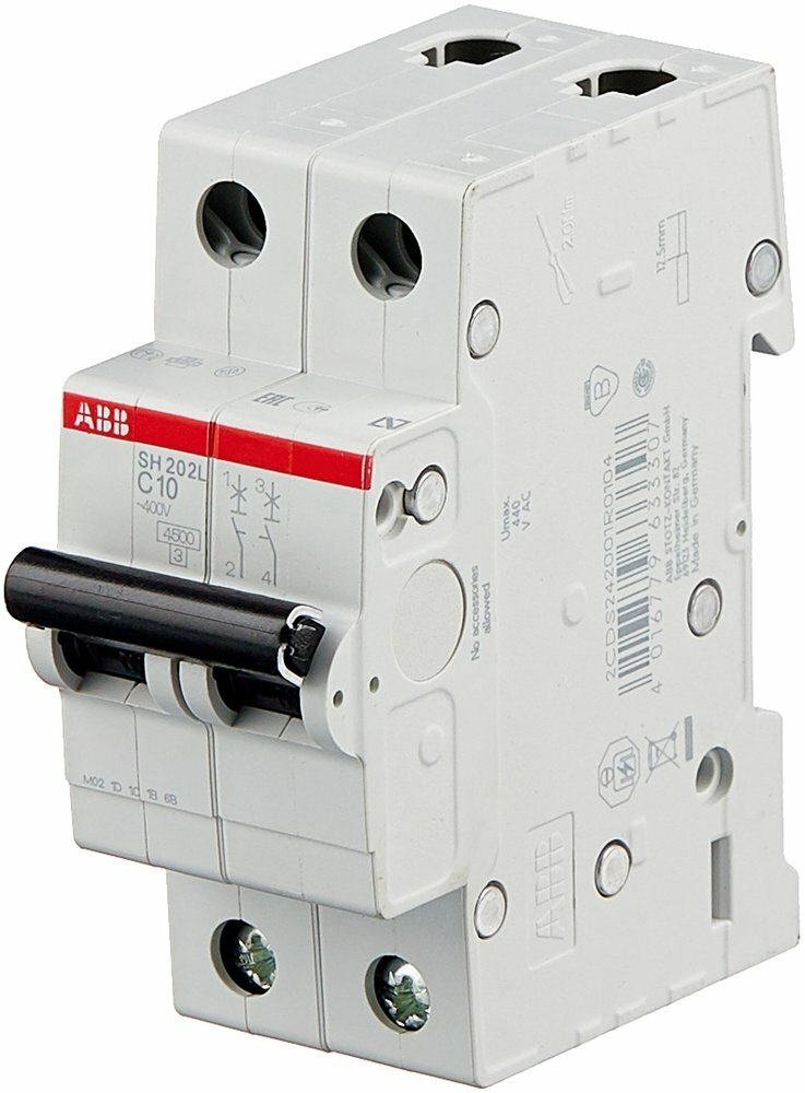 ABB <2cds242001r0104> Автоматический выключатель (2p) .